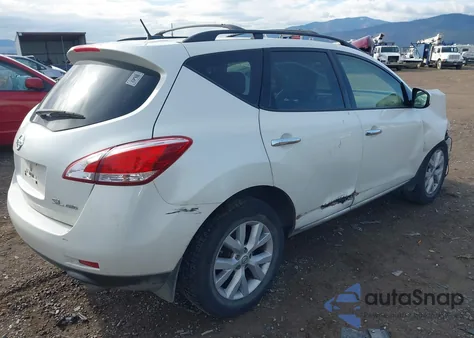 2012 Nissan Murano Sl z USA, uszkodzony, nr VIN JN8AZ1MW4CW227051